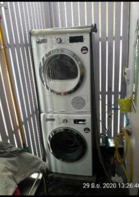 ผ้าคลุมเครื่องซักผ้า-ตั้งซ้อน-เครื่องซัก-อบ-หนัง-pvc