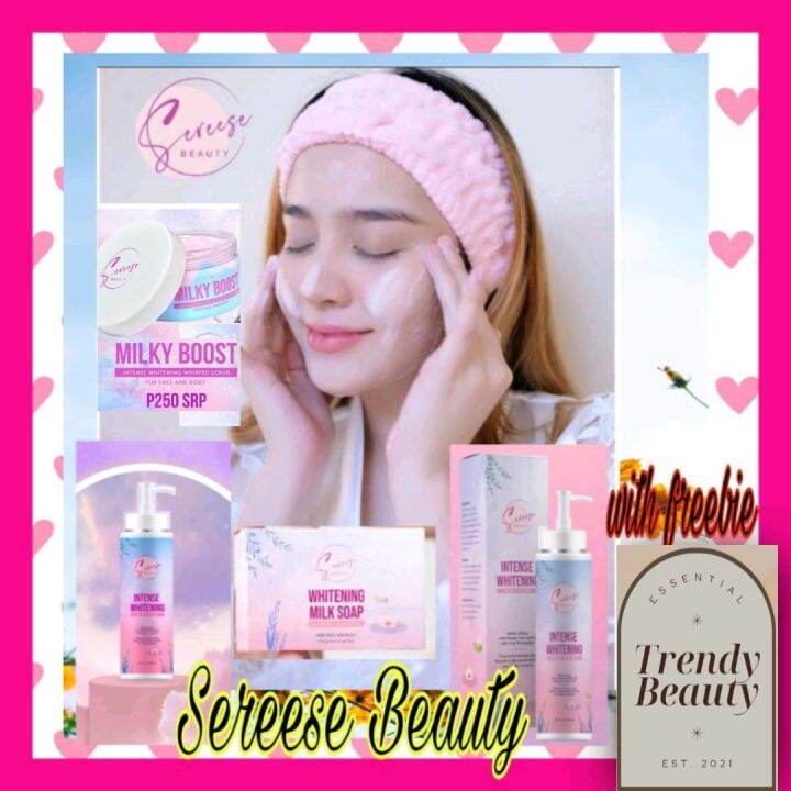 Sereese Body Lotion, Whitening Milk Soap, Sun Milk by Reese Regua