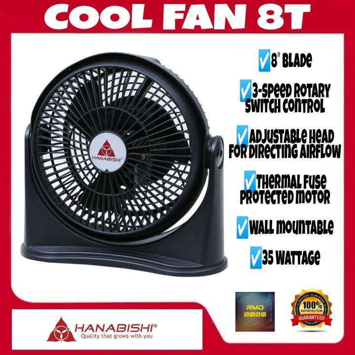 Hanabishi Desk Fan Cool Fan 8T COOL FAN 8T Lazada PH