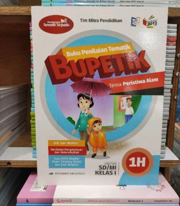 Buku Bupetik Jilid 1H Untuk SD/MI Kelas I Erlangga | Lazada Indonesia