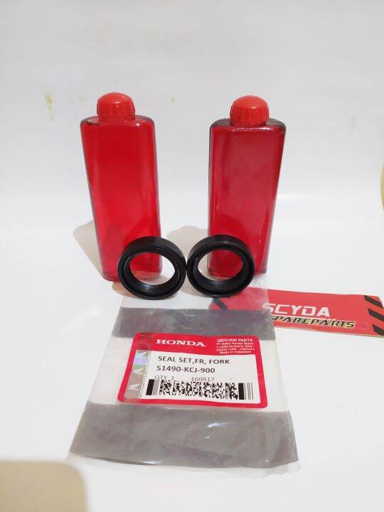 Paket shock depan Seal Shock +Oli shock pcx Honda ADV150 SupraGTR