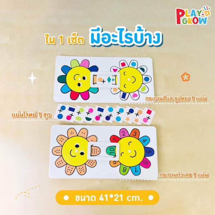 พร้อมส่ง-กระดานมือหมุน-กระดานฝึกรูปทรง-สี-เเละตัวเลข-ของเล่นเด็ก