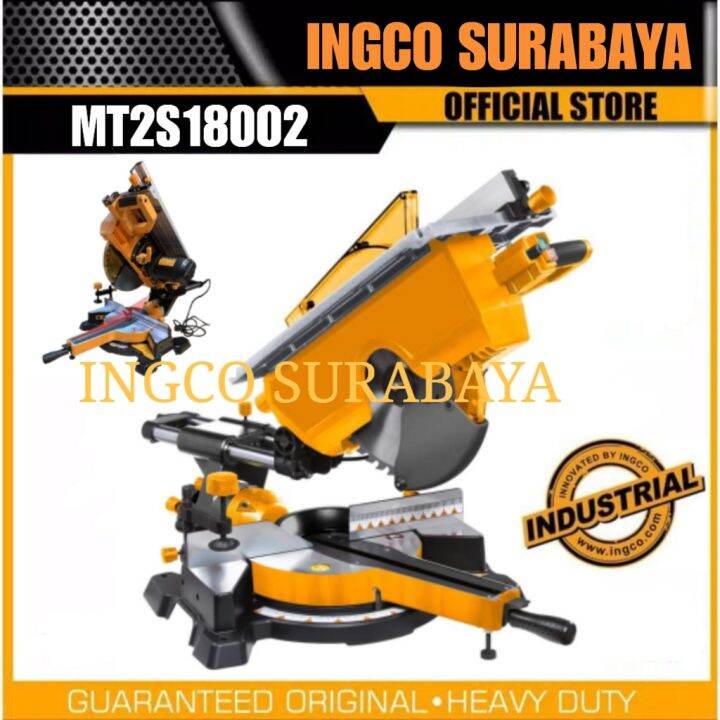 INGCO MT2S18002 2IN1 MITRE & TABLE SAW 12 INCH SLIDING COMBINATION