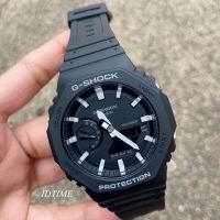 CASIO G-shock รุ่น GA-2100 SERIES สายเรซิน สีดำ กันน้ำได้200 เมตร สินค้ามีรับประกัน1ปีเต็ม