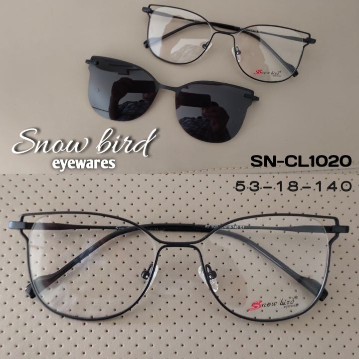 snowbird-sn-cl1020-กรอบแว่นตาคลิปกันแดด-กรอบแว่นตาสำหรับแว่นสายตาสั้น-แว่นสายตายาว