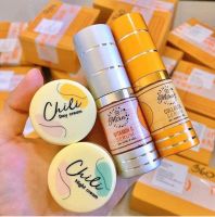 (1เซต4ชิี้น)ครีมไฉไล+เซรั่มมิรา CHILI&amp;MIRA SERUM ของแท้