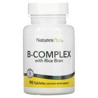 NaturesPlus B-Complex with Rice Bran 90 Tablets วิตามินบีรวม วิตามินบี Nature s Plus Naturesplus