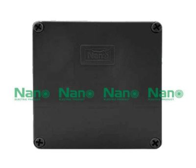 NANO กล่องกันน้ำพลาสติก สีดำ รุ่น NANO-204B