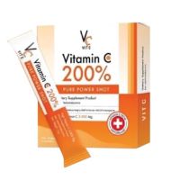 วิตซีเพียว  รัชชา VC Vit c Vitamin C 200% RATCHA High Vitamin C 3,000mg. (1กล่อง มี14 ซอง)