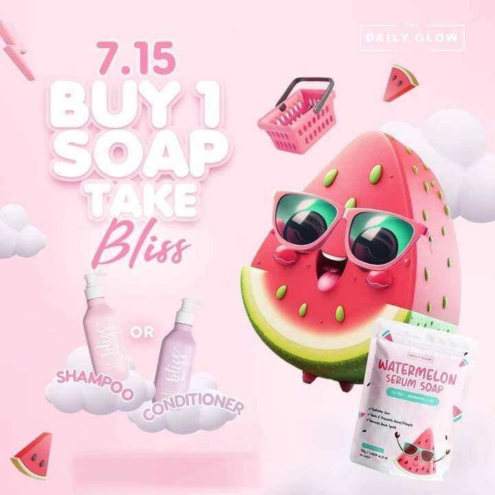 THE DAILY GLOW Watermelon Serum Soap | Lazada PH