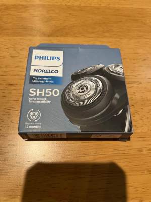 Philips SH50 Replacement Shaving Heads, Genuine, New In Box (New)