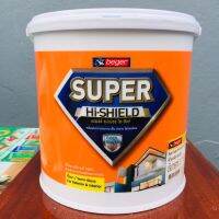 สีน้ำ Beger Superhishield ชนิดกึ่งเงา เช็ดล้างได้ (สีขาว)