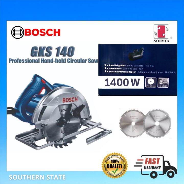 BOSCH GKS 140 Professional HandHeld Circular Saw Parallel Guide Wood