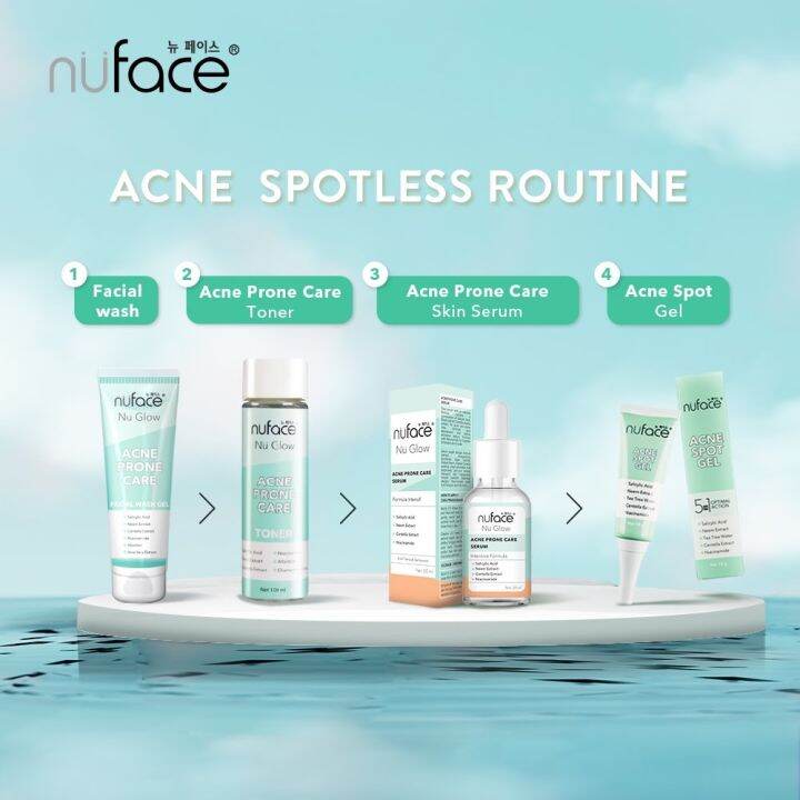 Nuface Acne Spot Gel 15g Lazada