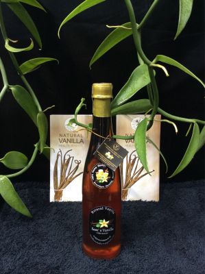 วานิลาธรรมชาติแท้ในน้ำผึ้งป่า100%Sam’s Vanilla Infused Pure Honey ขนาด500g NATURAL VANILLA IN PURE WILD HONEY100%