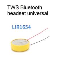 แบตเตอรี่ LIR1654 lir 1654 มีสายเชื่อม rechargeable button battery 3.6V lithium electronics CP1654 original TWS Bluetooth headset universal สินค้าพร้อมส่ง จัดส่งเร็ว เก็บปลายทางได้