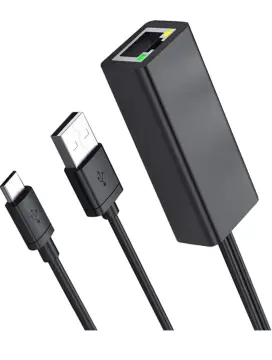 5V 1A 6-ft Micro-USB GL0404 For Google Chromecast Ultra Ethernet RJ45 AC  Adapter