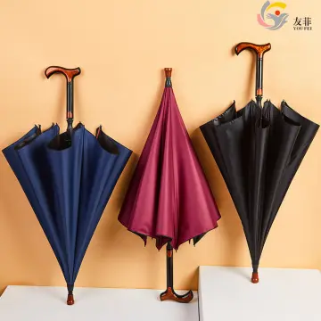 Shop Cane Umbrella Auto Open Auto Close online | Lazada.com.ph