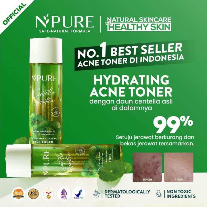 NPURE FACE TONER CENTELA ASIATICA ( CICA SERIES ) NPURE | Lazada Indonesia