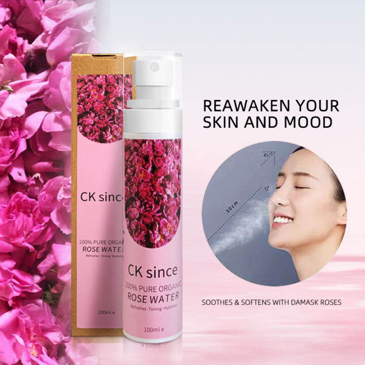 CK Since Rose Water Toner Hyaluronic Acid Moisturizer Serum Skincare