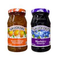 Smuckers แยมผลไม้ สมัคเกอร์ รส สตรอเบอร์รี่ ราสเบอร์รี่ ส้ม แบล็กเบอร์รี่ เชอร์รี่ บลูเบอร์รี่ และองุ่น ขนาด 340 g