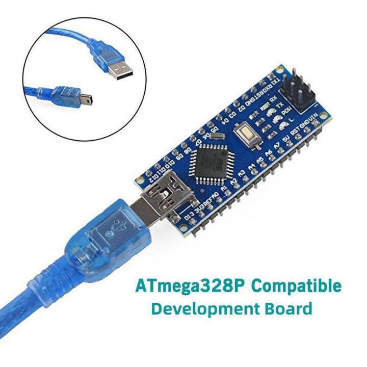 arduino-nano-v3-0-บอร์ดพัฒนาโมดูล-ch340-ไมโครคอนโทรลเลอร์เชื่อมรุ่นปรับปรุงเพื่อส่ง-nano-line-header