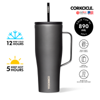 [สินค้าใหม่] CORKCICLE แก้วดีไซน์ใหม่สแตนเลสสูญญากาศ 3 ชั้น 890ML(30OZ) รุ่น COLD CUP XL CERAMIC SLATE