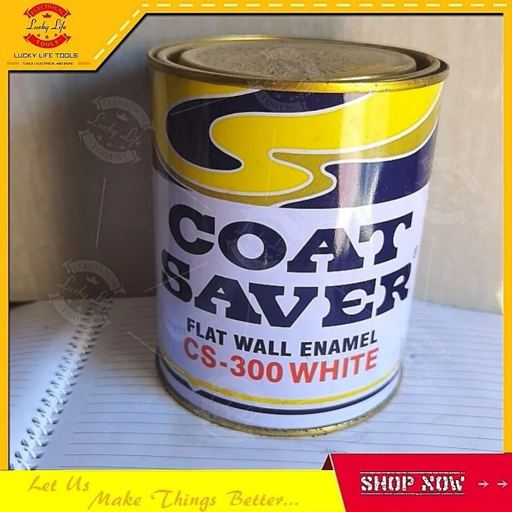 Coat Saver Flat wall enamel white 1Liter Lazada PH