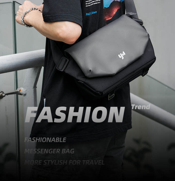 MOYYI Men's Chest Bag Men's Shoulder Bag Sport Silang Handbag Messenger