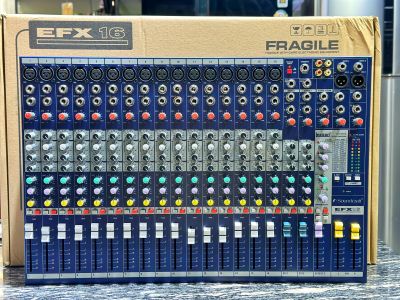 Soundcraf EFX16  มิกเซอร์ 16 CH มีเอฟเฟคในตัว รุ่น EFX16  (16-channel Mixer with Effects Lexicon) รับประกัน + ฟรีค่าส่ง