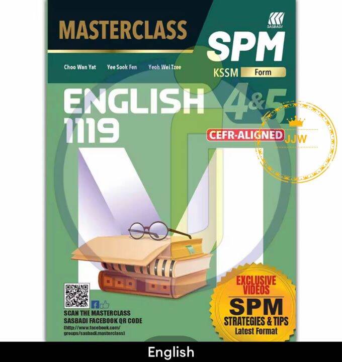 【sasbadi】buku Rujukan Masterclass Spm Tingkatan 4 And 5 Kssm 2022 Reference Spm English 1119