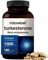 NatureBell Turkesterone Supplement 500mg | 180 Capsules