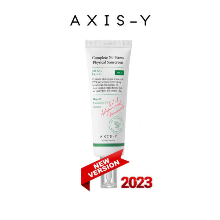 [100% Original] Axis-Y Complete No Stress Physical Sunscreen SPF50+ PA ...