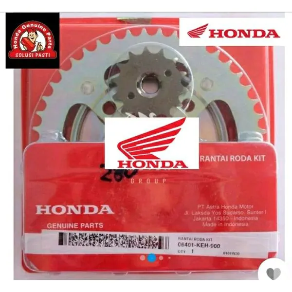 06401KEH900 Gear set rantai roda kit megapro primus gl pro asli honda