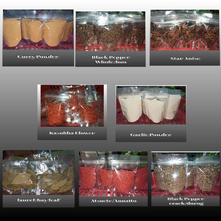 SULIT & BUDGET PACK HERBS & SPICES in Stand up ziplock pouch | Lazada PH