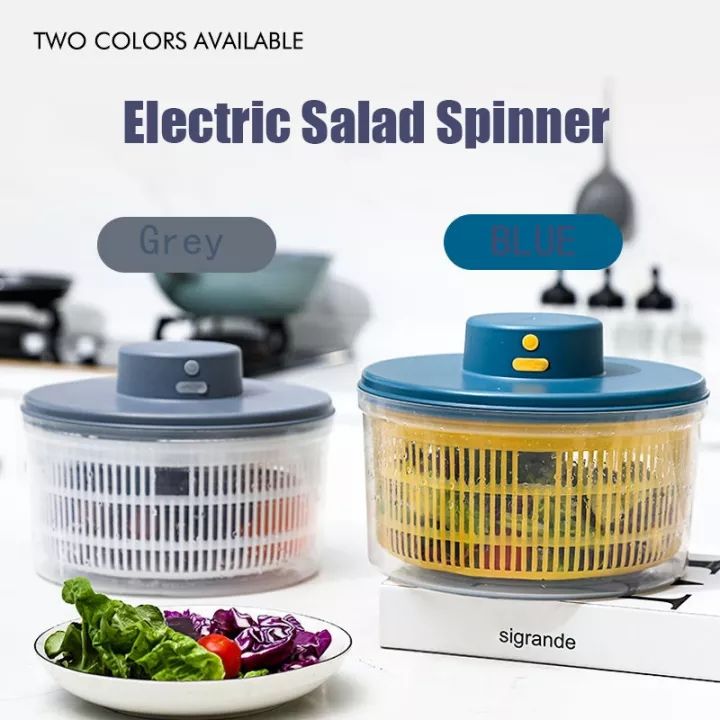 Automatic Electric Salad Spinners Multifunctional Vegetable Washer