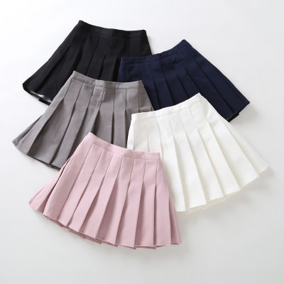 Childrens Clothing Girls Short Skirt Spring 2021 Girls All-Match Four Seasons Pleated Skirt Performance Skirt Children Korean Skirt
