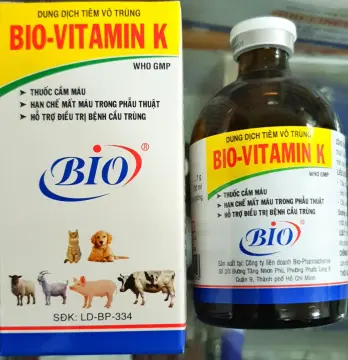 Làm thế nào để chẩn đoán thiếu vitamin K trong động vật và điều trị nếu thiếu?
