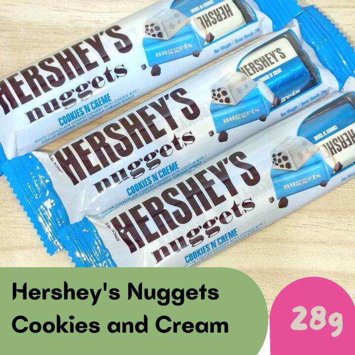Hershey's Nuggets Cookies and Cream 28g pack of 3 Lazada PH