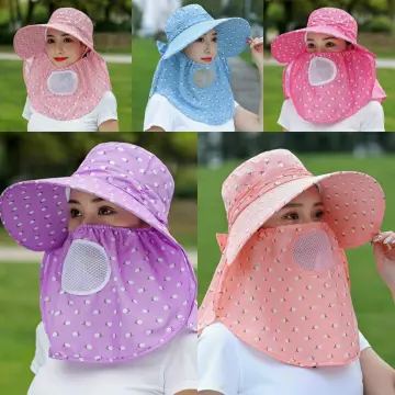 Sun Hat Female Summer Hat Cover Face Breathable Sun Hat All