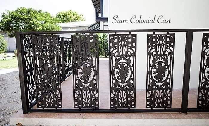 รั้วเหล็กหล่อ-ลายราชสีห์-by-siam-colonial-cast