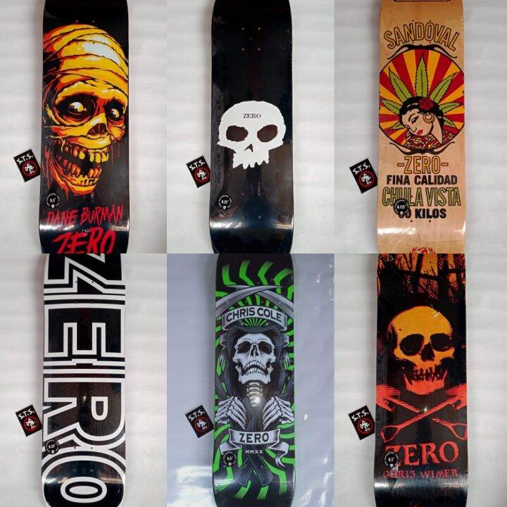 SKATEBOARD DECK - ZERO with free MOB griptape | Lazada PH