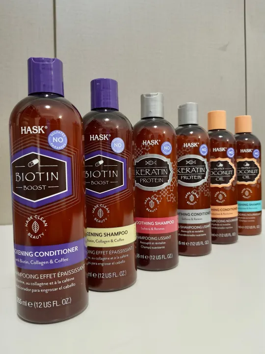 HASK Shampoo and Conditioner Dual Pack 355ML Lazada PH