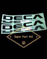 แท้ !! สติ๊กเกอร์ DECA ติดแผงหน้า รถ ISUZU DECA อะไหล่แท้อีซูซุ (8-97924289-T)