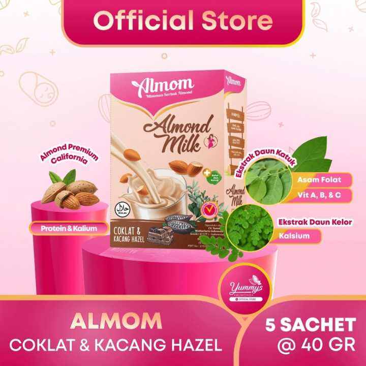 Almom Susu Almond Milk Pelancar Asi Untuk Ibu Hamil Hingga Menyusui