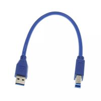 USB Cacble เครื่องพิมพ์สายประเภท A ถึง B เครื่องสแกนเนอร์ชาย USB 3.0 ความเร็วสูงพิมพ์ข้อมูลสายไฟสำหรับ HDD กล้องเว็บแคมดิจิตอลเครื่องพิมพ์