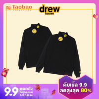 Drew House เสื้อยืดคอเต่าแบรนด์ฮิตในคนกลุ่มหนึ่งหน้ายิ้มเสื้อตัวในแขนยาว FOG ไฮสตรีทแบบเดียวกับเน็ตไอดอล Bibo