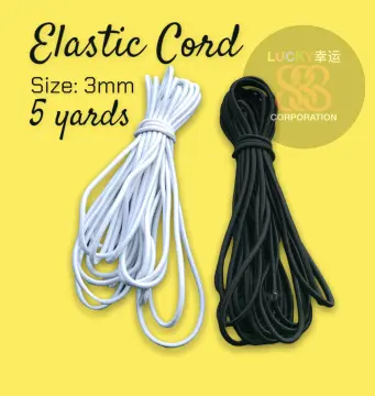10 Meters 1mm 2mm 3mm Round Elastic Rubber Band Bungee Cord Shock