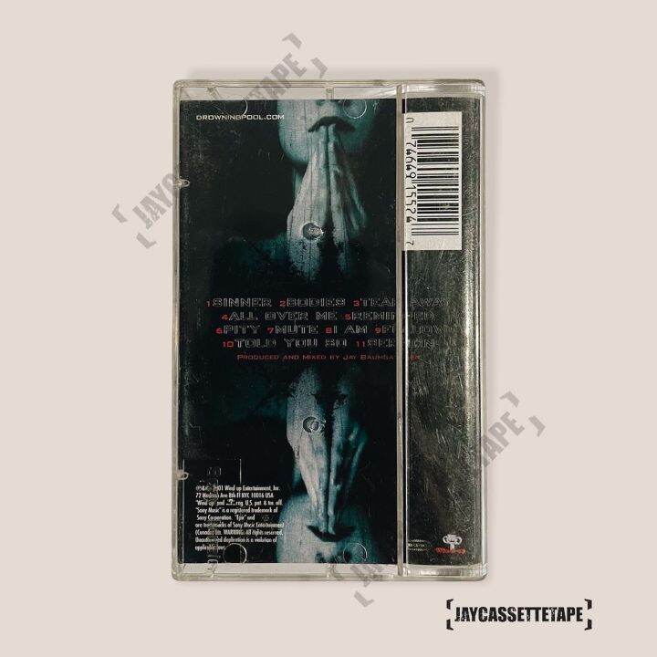 เทปเพลง-เทปคาสเซ็ท-cassette-tape-drowning-pool-อัลบั้ม-sinner