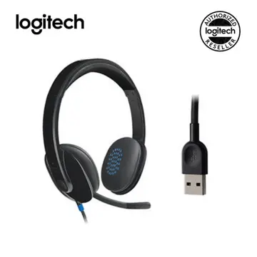 Logitech USB Headset H540 - headset - 981-000510 - Wired Headsets 